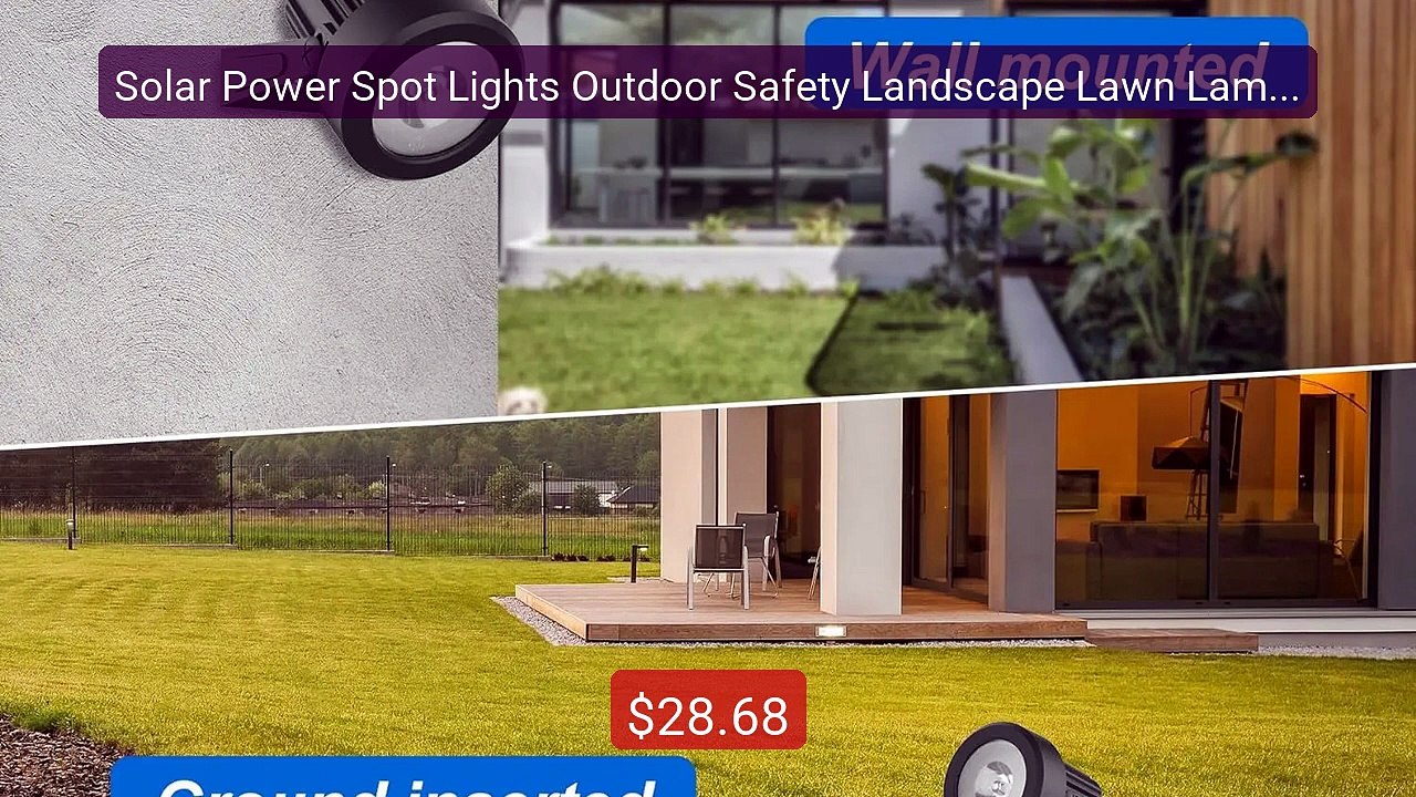 Solar Power Spot Lights Outdoor Safety Landscape Lawn Lamp IP65 Wa... -- Best Deal 2026 | Shop Now!