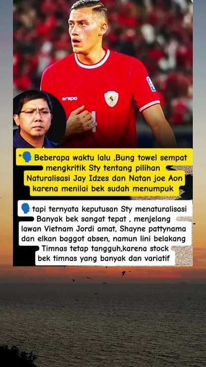 kritik balik ke Towel kalo kita mau mengkritik harus sesuai fakta #football #timnasia#sty#FIFA