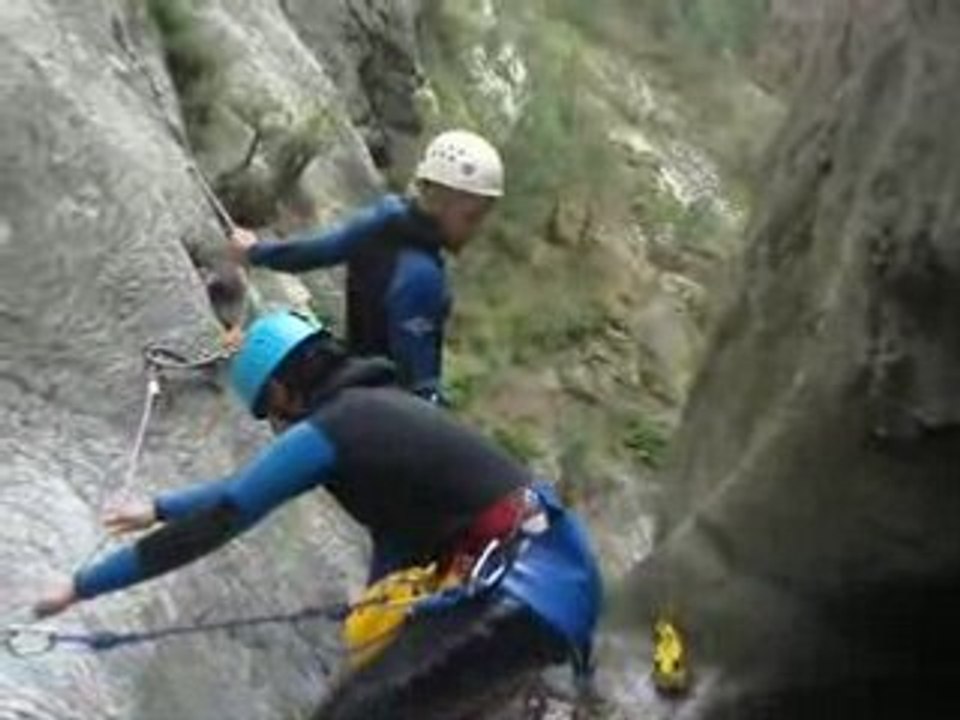 CANYONING GOURG DES ANELLES PYRENEES ORIENTALES