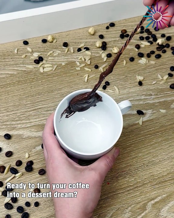 Turn your coffee into a dessert dream ☕🍫🍨