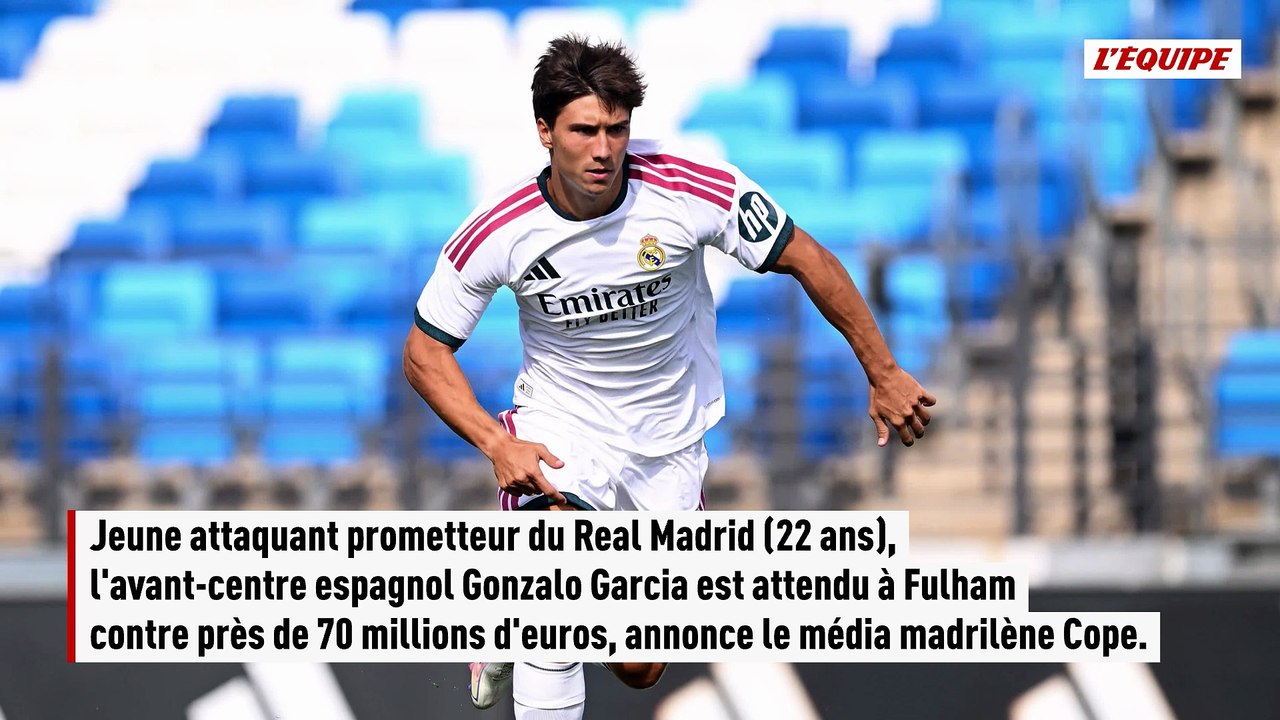 Mercato : un transfert à 70 millions d'euros après une seule saison pleine et 13 buts au Real Madrid... Gonzalo Garcia est attendu à Fulham - Foot - Transferts