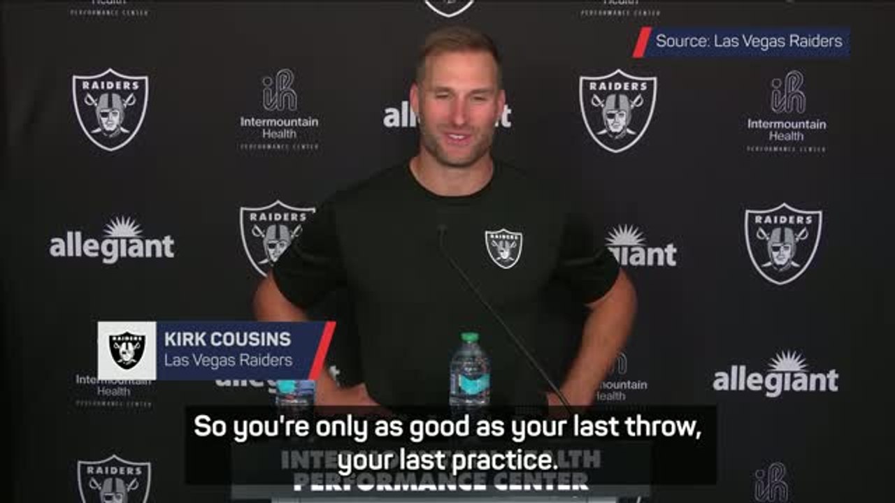 Cousins quizzed on being named QB1 over Mendoza
