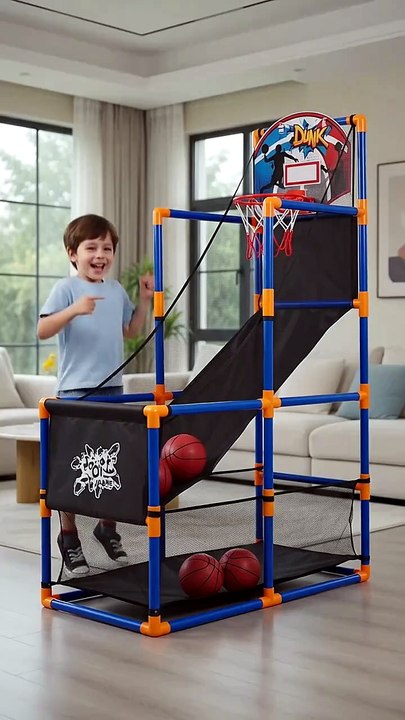 Fun Kids Arcade Basketball Game Set | Perfect Indoor/Outdoor Sport Toy #activetoys #basketballhoop #shorts #trending