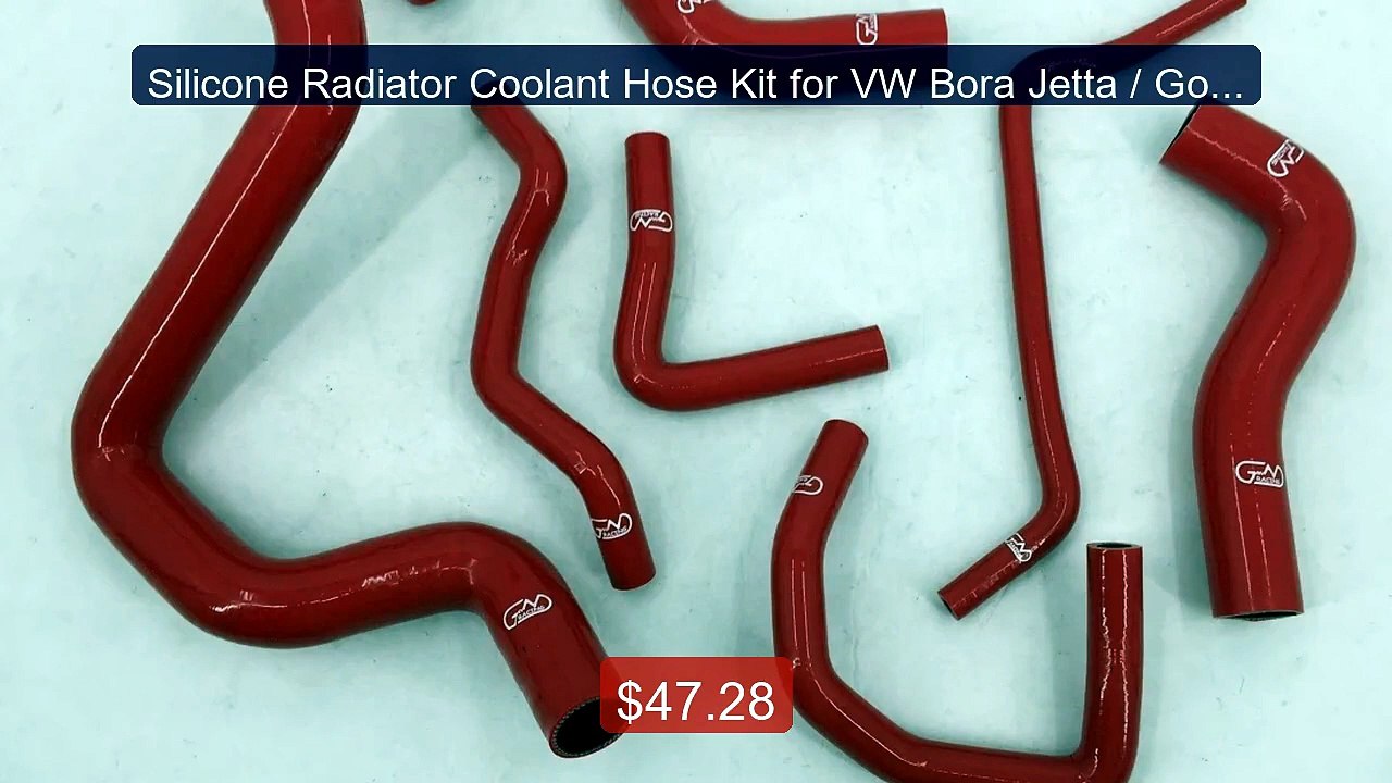 Silicone Radiator Coolant Hose Kit for VW Bora Jetta / Golf M... -- Amazing Value 2026 | Must Have!