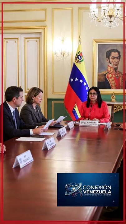 Delcy recibe al FMI