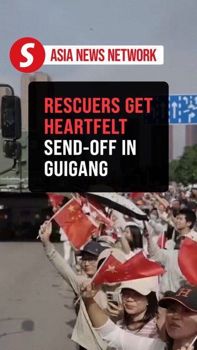Rescuers get heartfelt send-off in Guigang