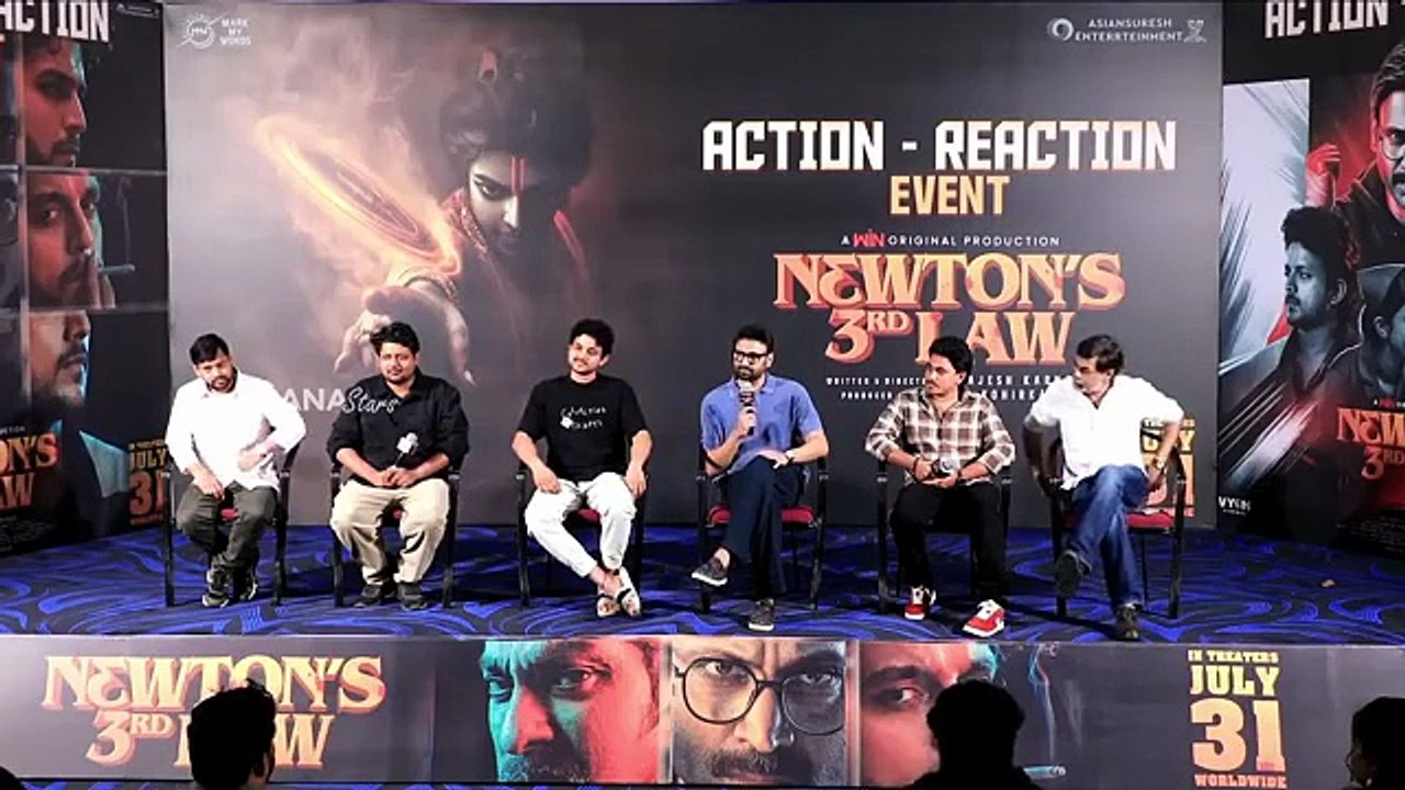 Sumanth and Newton's Third Law Movie Team Q & A With Media