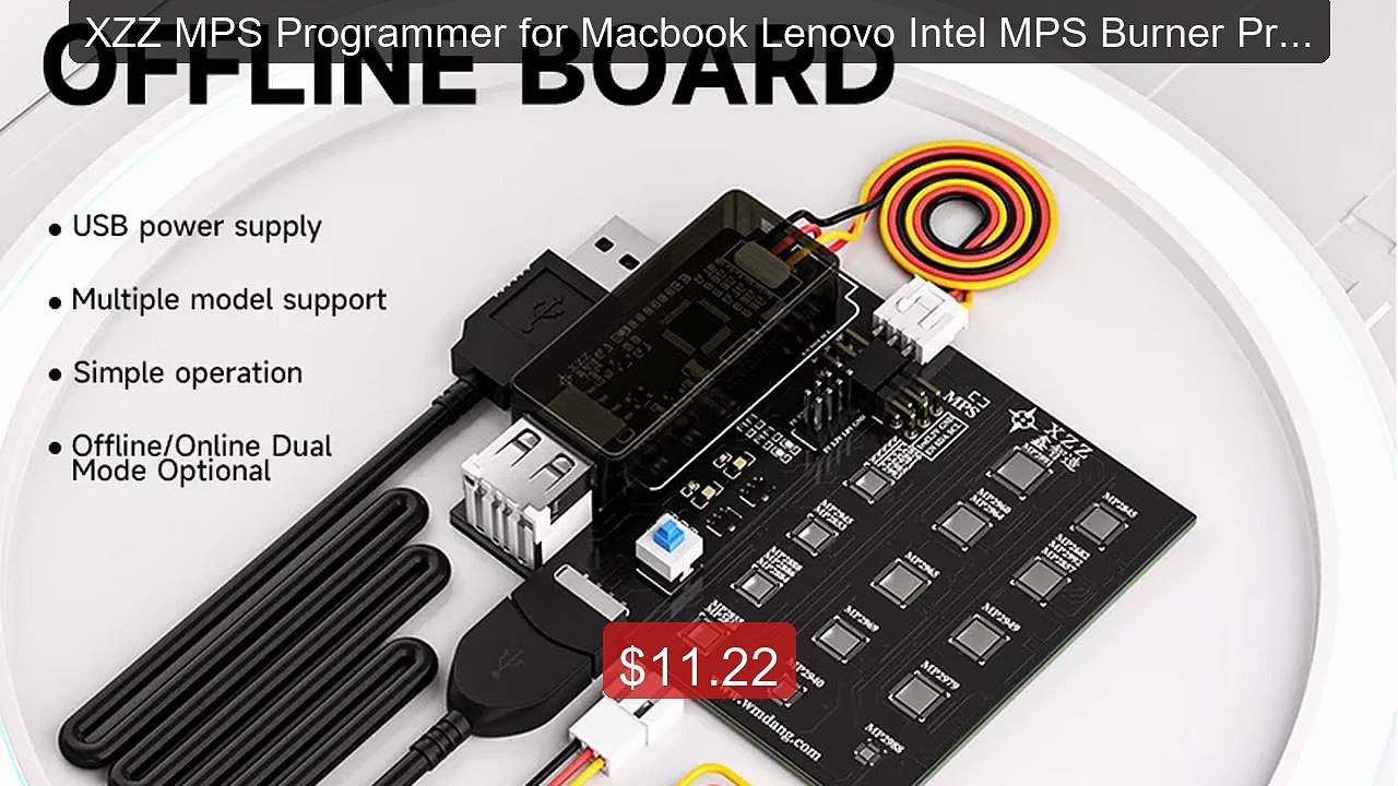 XZZ MPS Programmer for Macbook Lenovo Intel MPS Burner Programmer N... -- Top Rated 2026 | Buy Now!