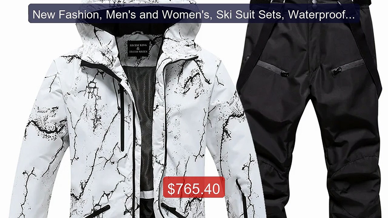 New Fashion, Men's and Women's, Ski Suit Sets, Waterproof, Sno... -- Best Buy 2026 | Great Quality!