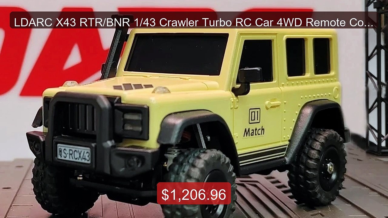 LDARC X43 RTR/BNR 1/43 Crawler Turbo RC Car 4WD Remote Control Min... -- Best Deal 2026 | Shop Now!