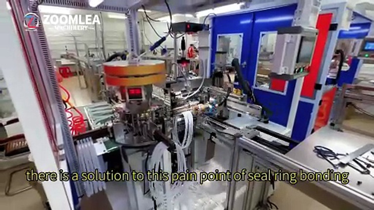 Seal ring automatic bonding machine: one person, one machine, one button, 86,000 pieces a day