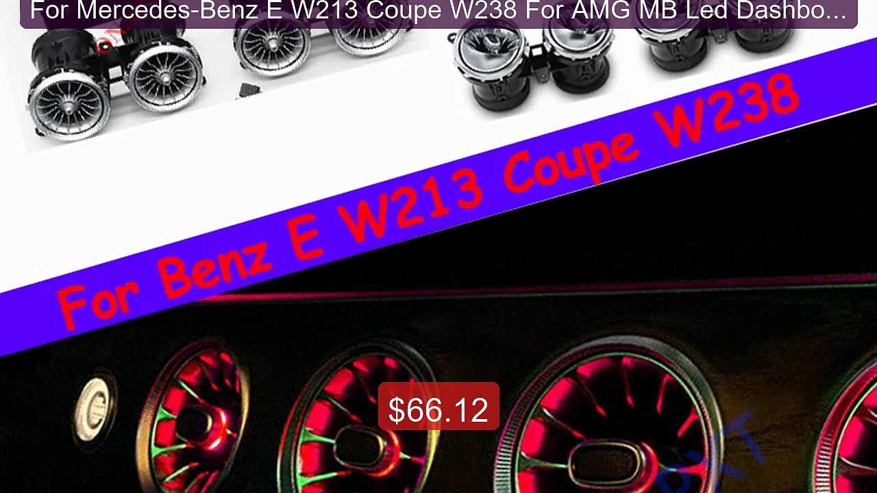 For Mercedes-Benz E W213 Coupe W238 For AMG MB Led Dashboard ... -- Amazing Value 2026 | Must Have!