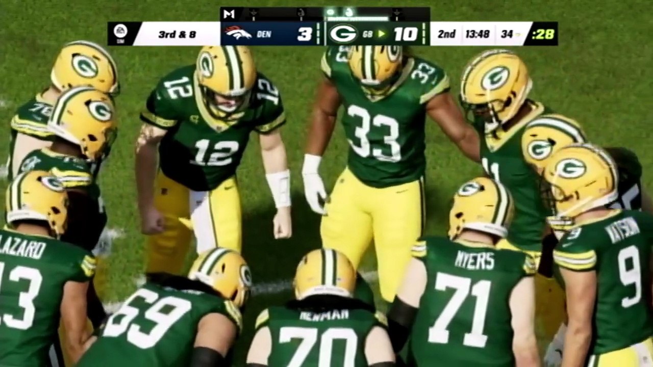 Madden 23 Packers vs Broncos