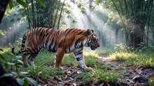 Bengal Tiger : The powerful striped predator ruling the forests of India