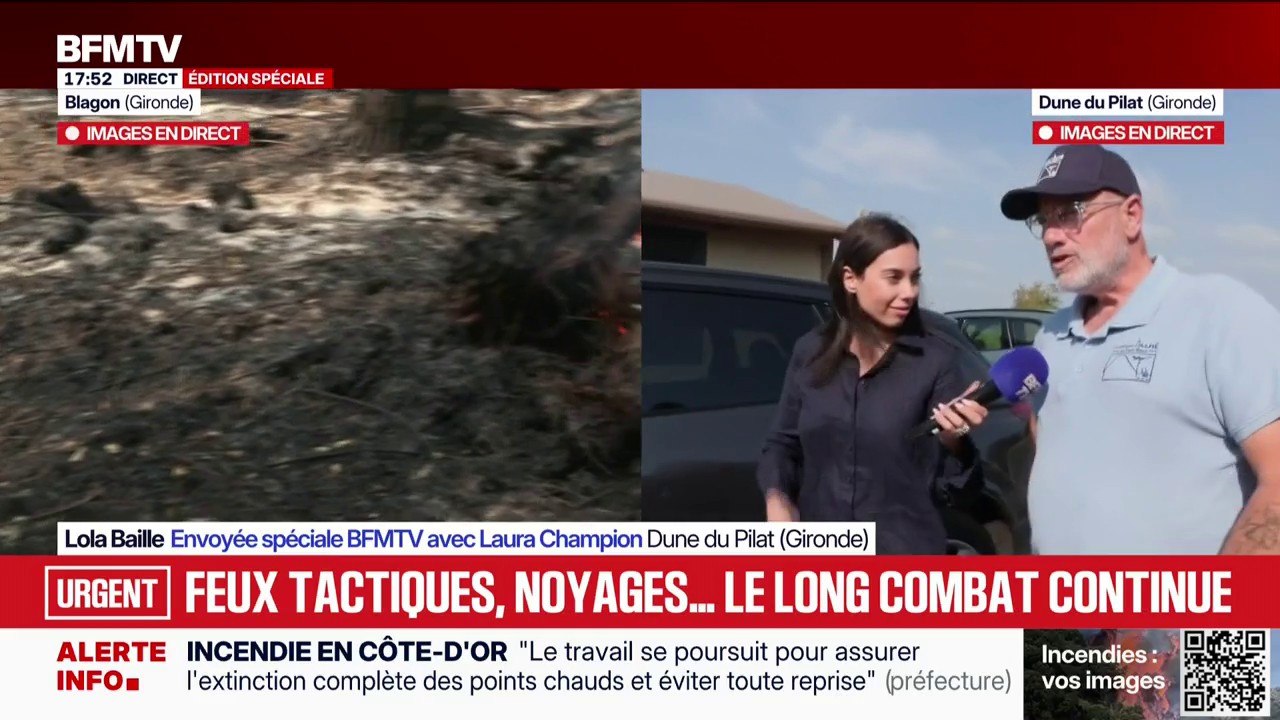 Incendie en Gironde: "On a une impression de déjà-vu et que rien ne s'est passé depuis", déplore le gérant du camping "Les Flots bleus" à la dune du Pilat