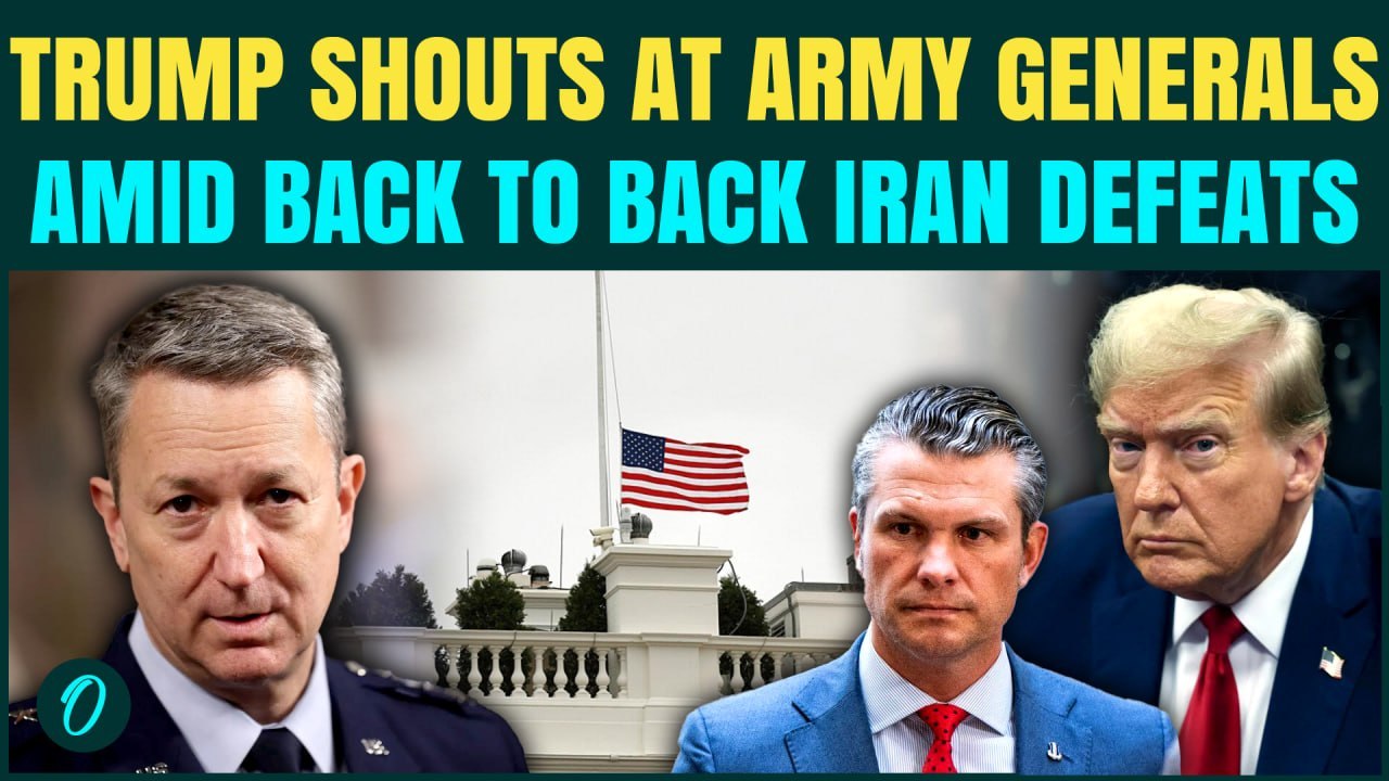 Trump Shouts At Army Generals Amid U.S. Defeats In Iran War, Trump EXPLODES Over Iran Stalemate