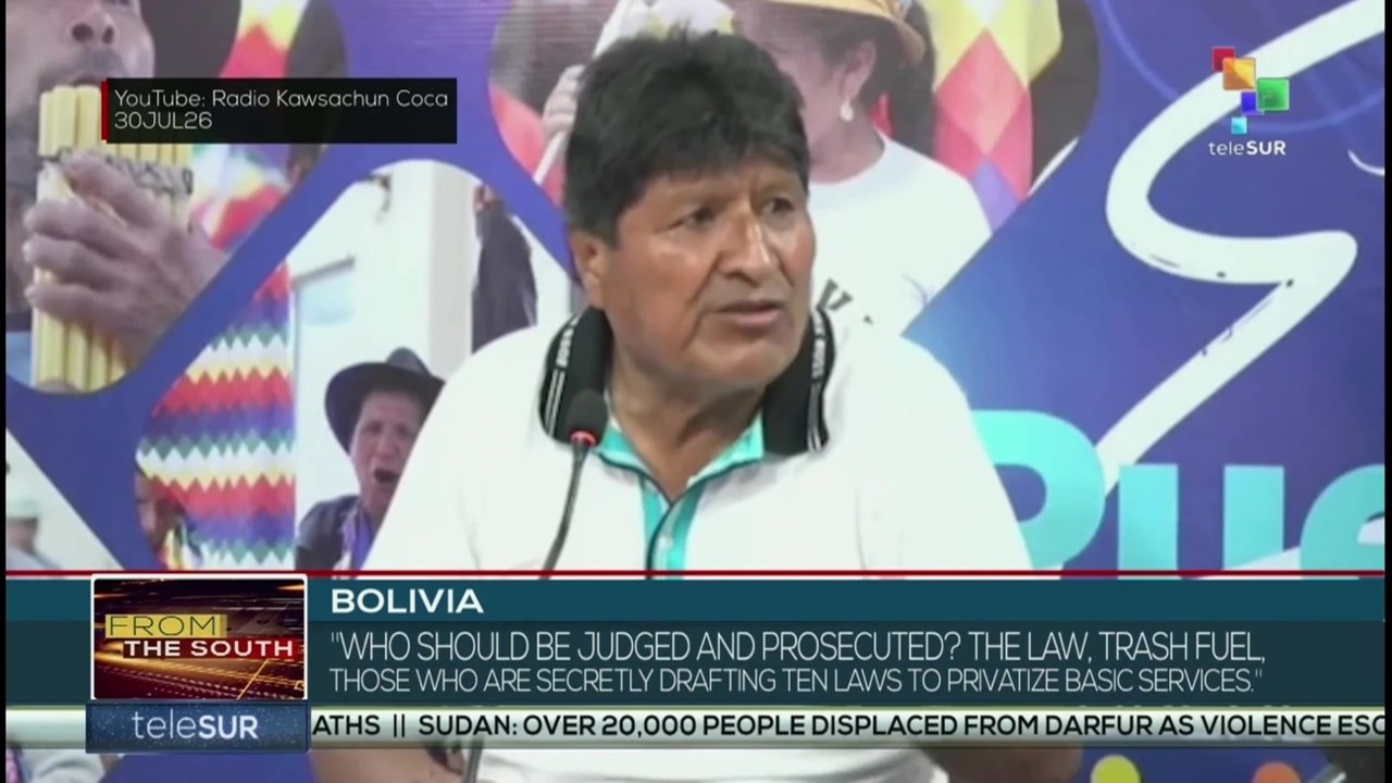 “Who should be judged and prosecuted? Those who are secretly drafting ten laws to privatize basic services”