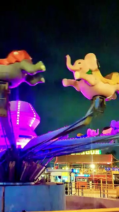 Flying Elephant Ride Fun! 🐘🎡✨