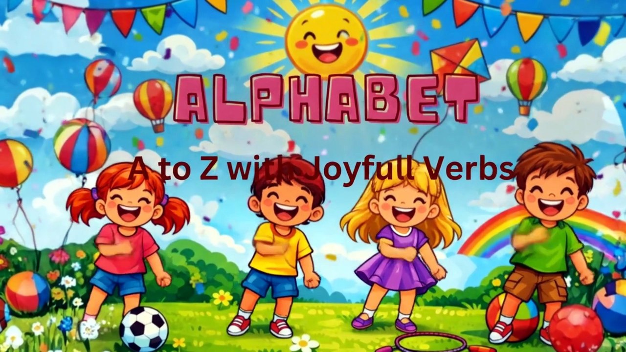 Let's Learn the Alphabet A to Z with Joyful Verbs | ABC Action Words for Kids