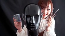 【ASMR】耳かきフルコース(竹耳かき_ステンレス_綿棒_梵天) -