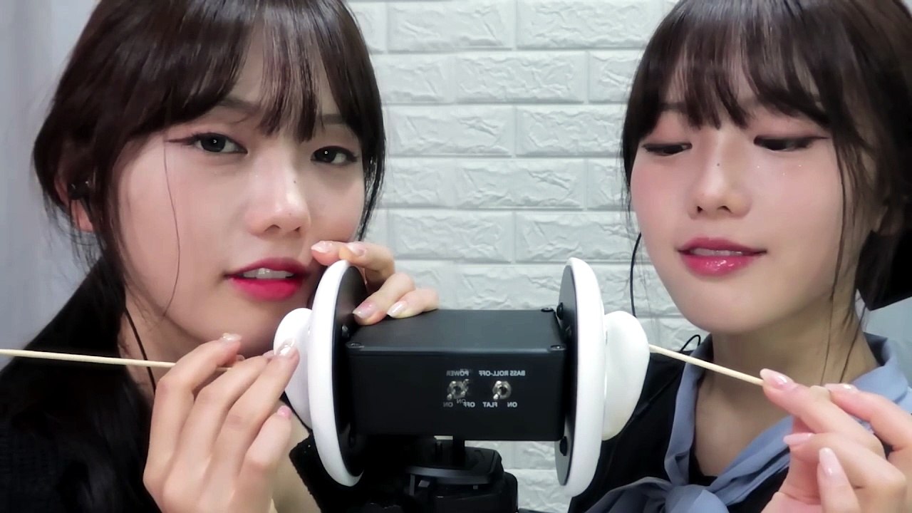 ASMR 日本人と韓国人の耳かきロールプレイ 일본인과 한국인의 쌍둥이 귀청소 Japanese and Korean Twin Ears Cleaning