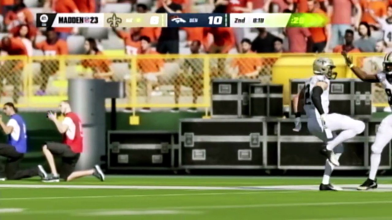 Madden 23 Broncos vs Saints