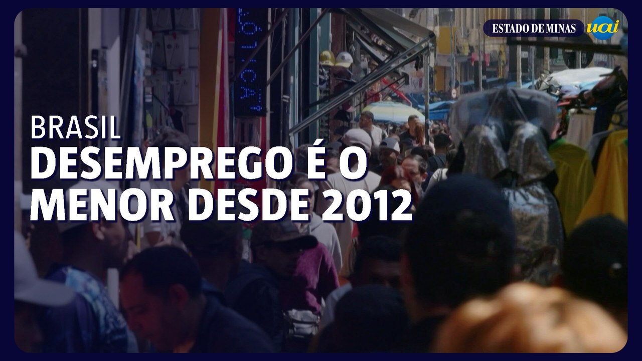 Desemprego no Brasil cai para 5,4%, menor nível desde 2012
