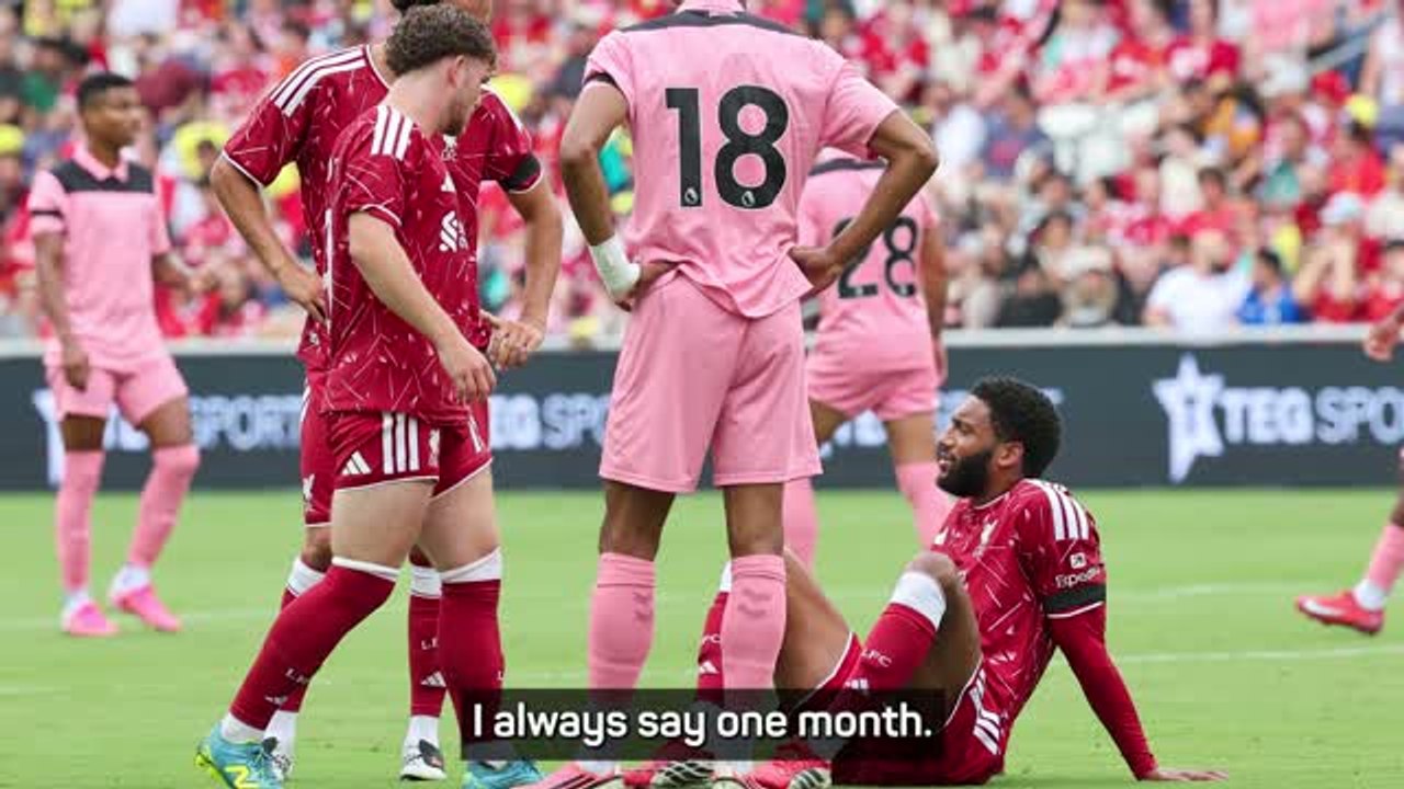 Gomez to miss start of Premier League season - Iraola