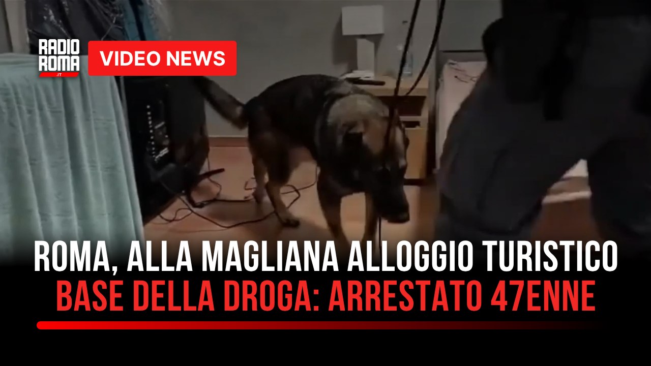 Roma, alla Magliana alloggio turistico base della droga arrestato 47enne