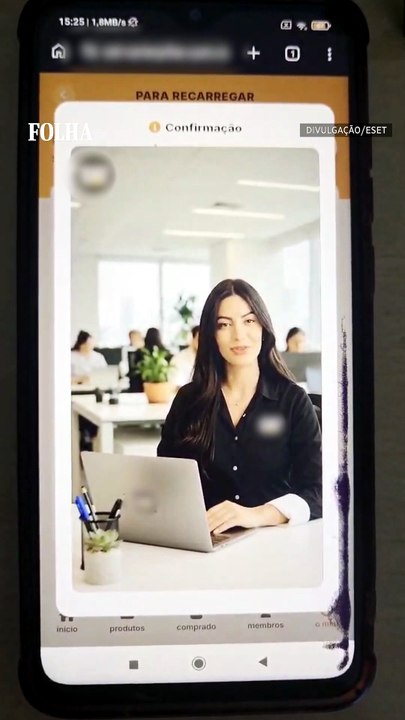 Com vídeo de IA, golpe incentiva pessoas a ignorarem aviso de bancos sobre riscos