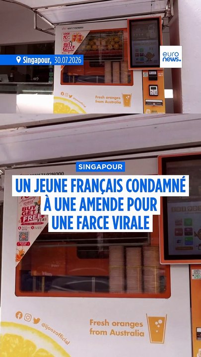 À Singapour, un jeune français écope d'une amende de 406 euros pour une farce virale
