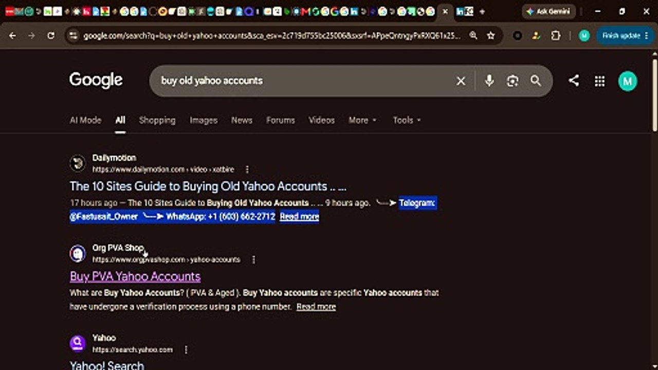 The 10 Sites Guide to Buying Old Yahoo Accounts in