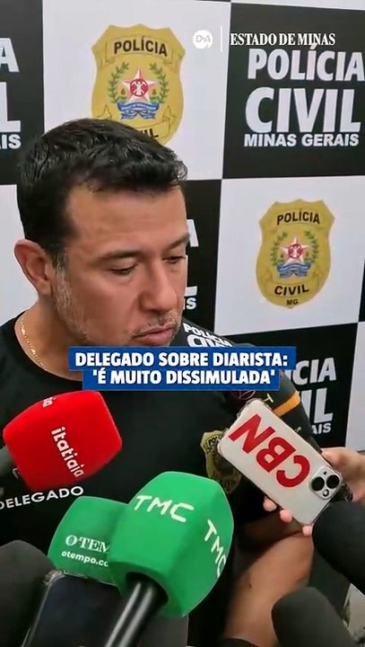 Delegado sobre diarista que matou casal de idosos: "É muito dissimulada"