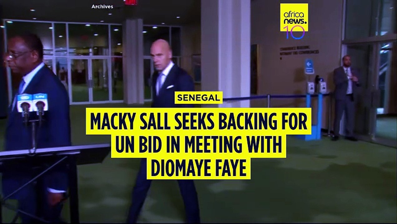 Macky Sall returns to Dakar seeking support for UN bid