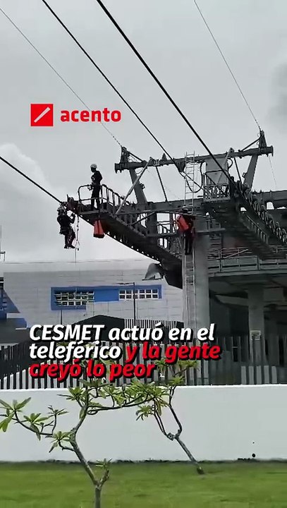 CESMET actuó en el teleférico y la gente creyó lo peor