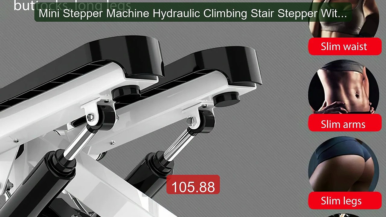 Mini Stepper Machine Hydraulic Climbing Stair Stepper With Res... -- Best Buy 2026 | Great Quality!