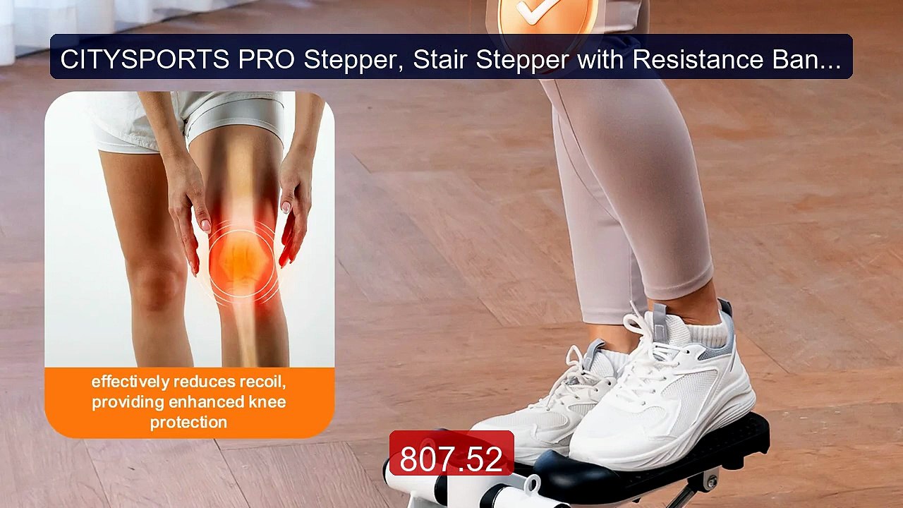 CITYSPORTS PRO Stepper, Stair Stepper with Resistance Bands fo... -- Hot Deal 2026 | Limited Offer!