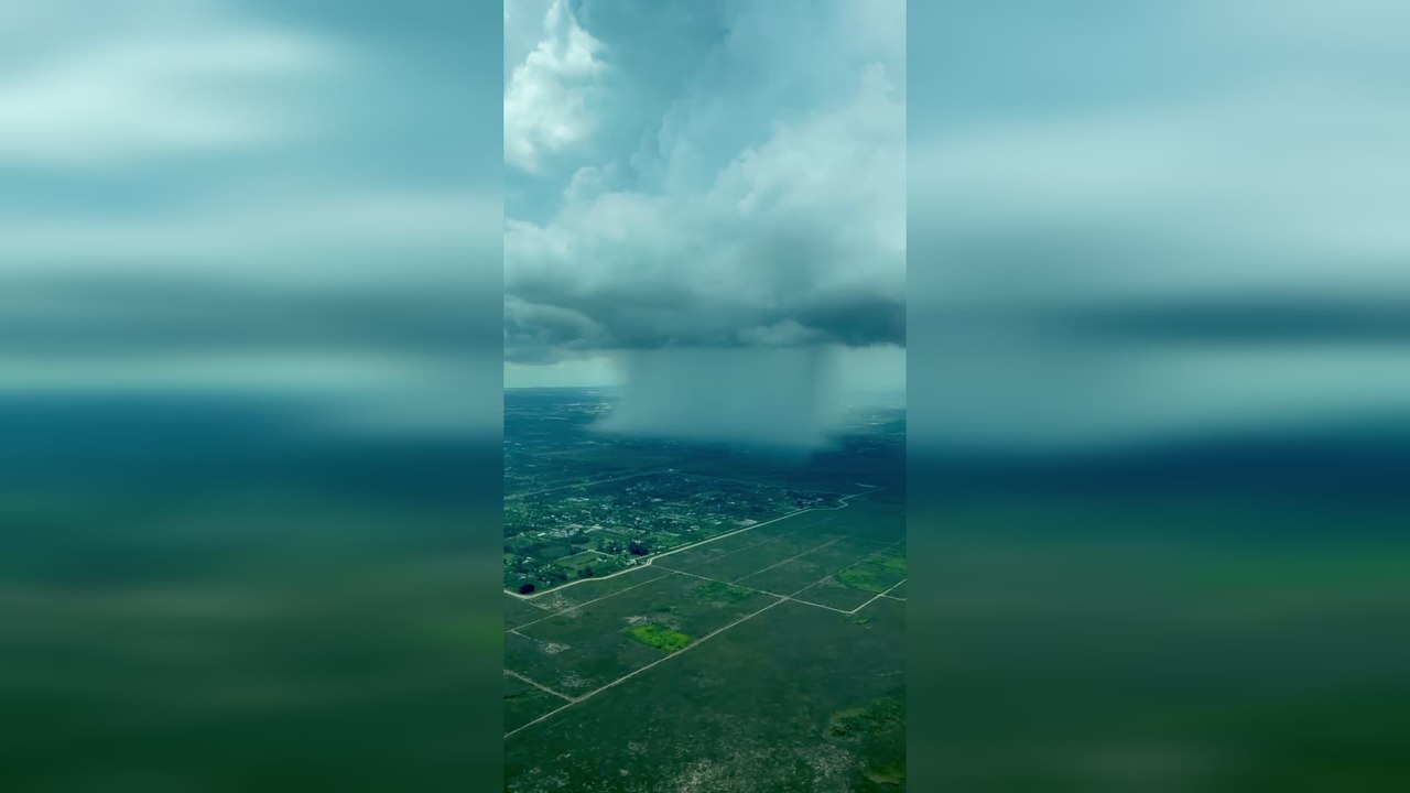 Massive Storm Dumps Torrential Rain Over Miami Airport
