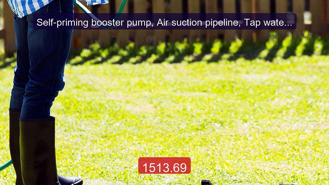 Self-priming booster pump, Air suction pipeline, Tap water suction... -- Best Deal 2026 | Shop Now!