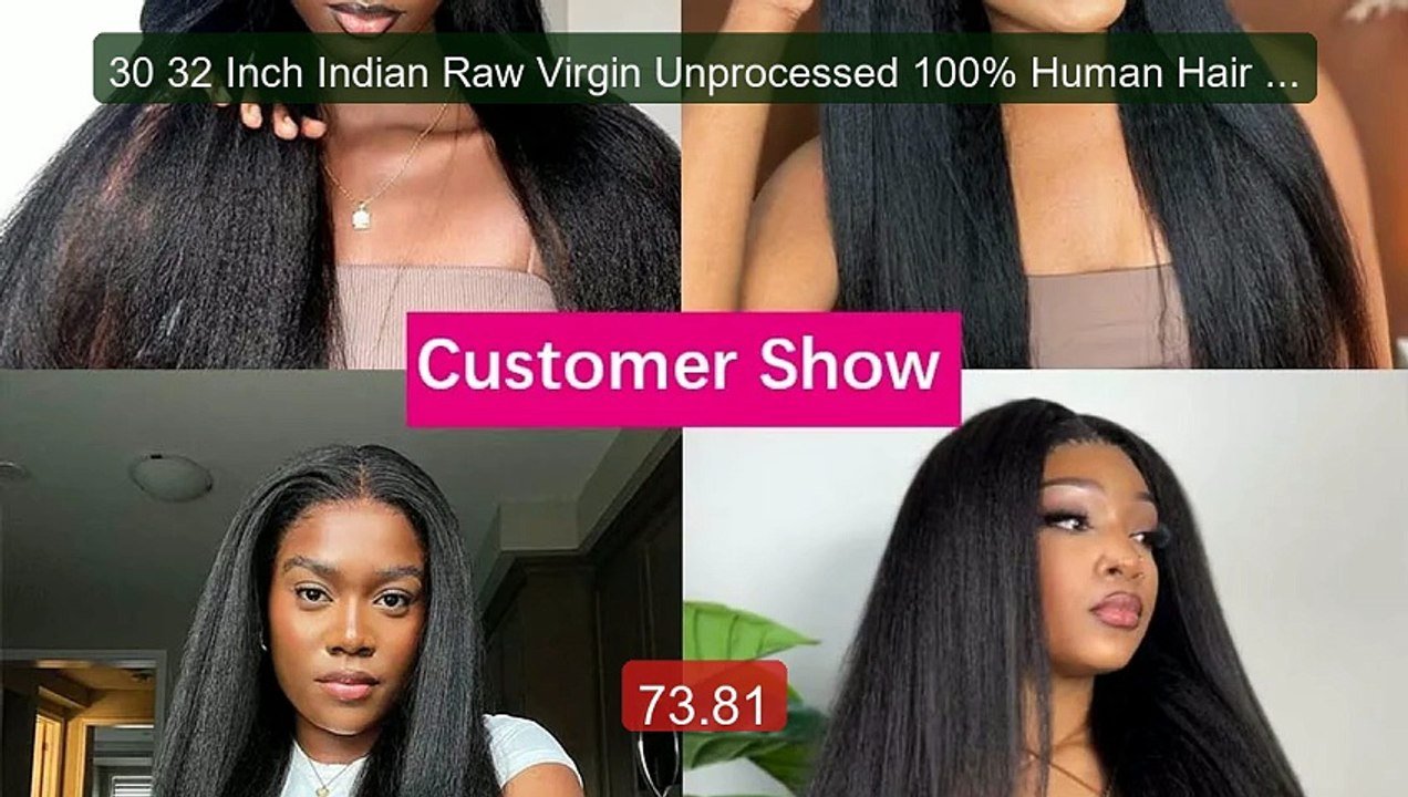 30 32 Inch Indian Raw Virgin Unprocessed 100% Human Hair 12... -- Top Pick 2026 | Unbeatable Price!