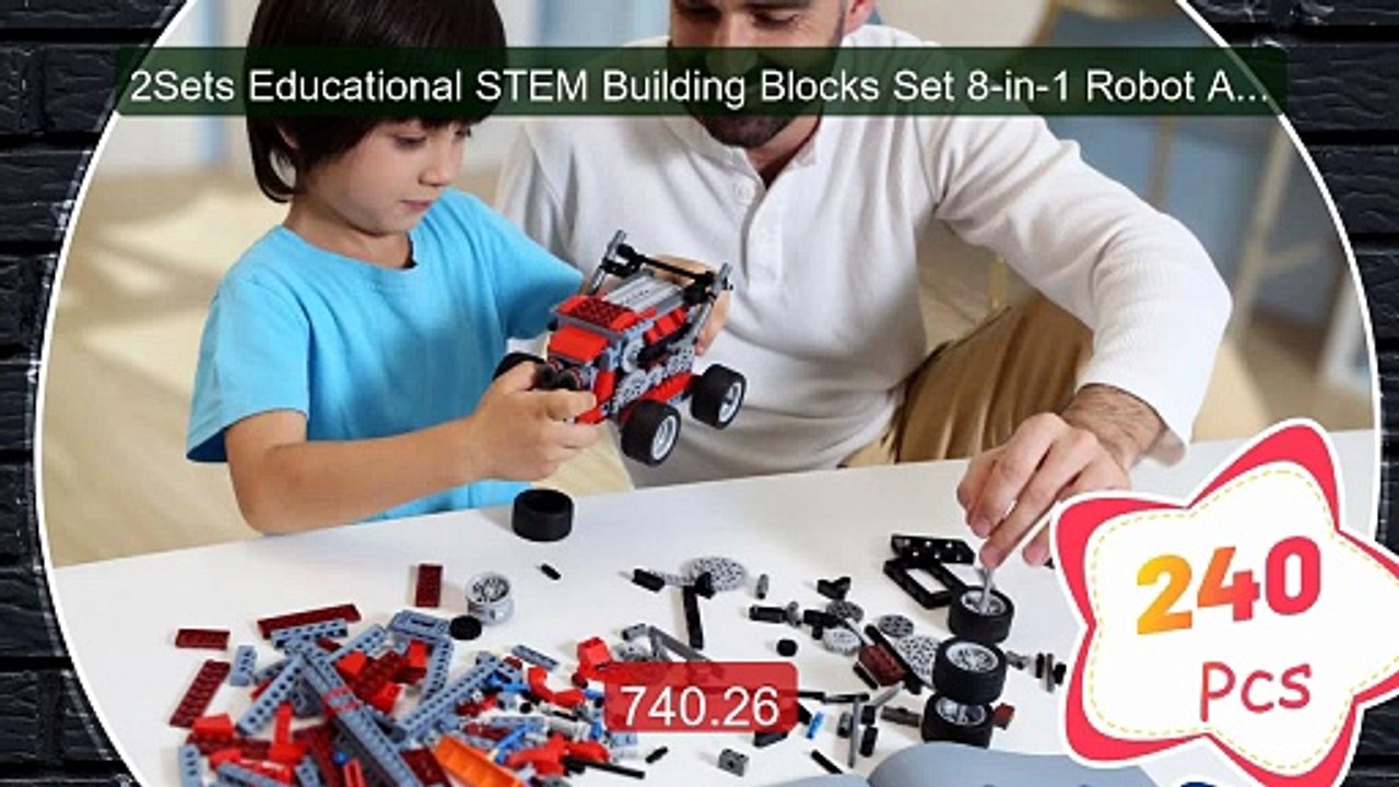 2Sets Educational STEM Building Blocks Set 8-in-1 Robot Advanc... -- Hot Deal 2026 | Limited Offer!