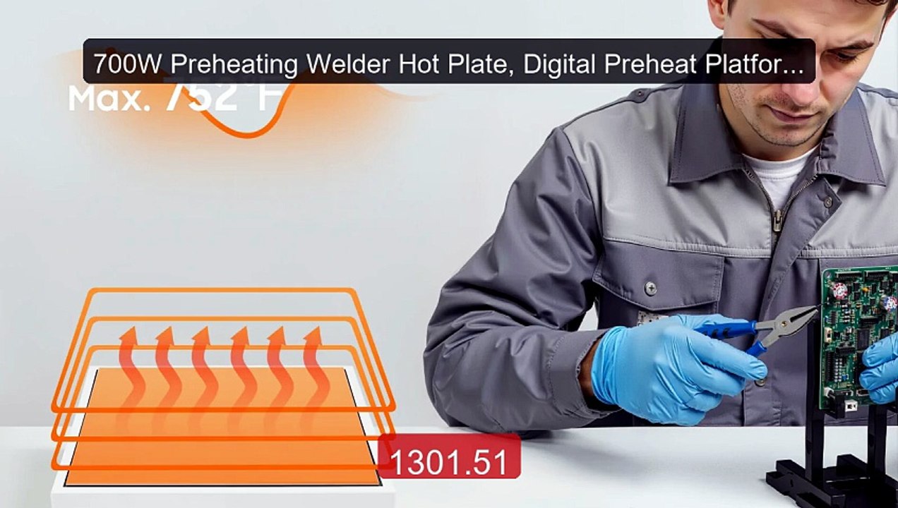 700W Preheating Welder Hot Plate, Digital Preheat Platform 20... -- Amazing Value 2026 | Must Have!