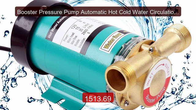 Booster Pressure Pump Automatic Hot Cold Water Circulation Pum... Hot Deal 2026 | Limited Offer!