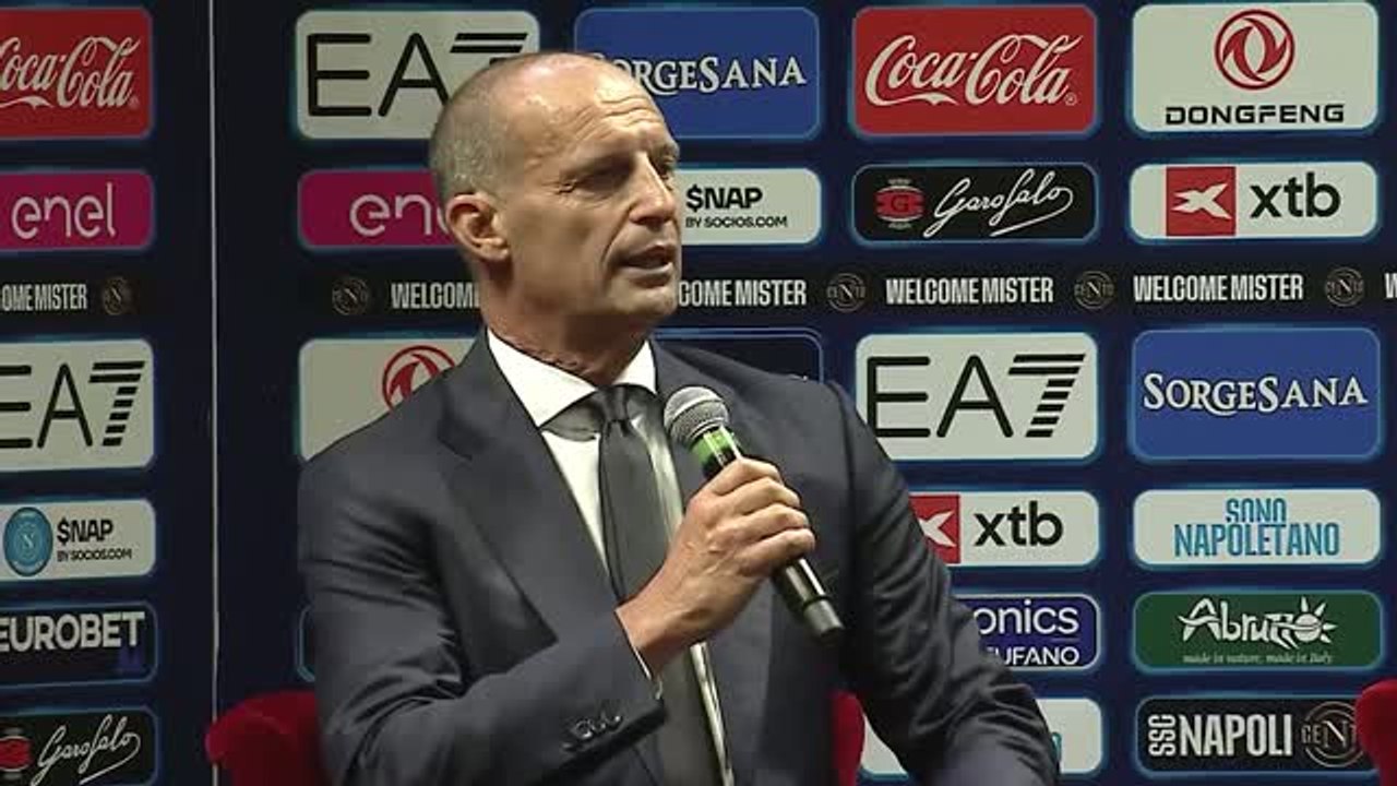 FOOTBALL: Serie A: Massimiliano Allegri presentation at Napoli