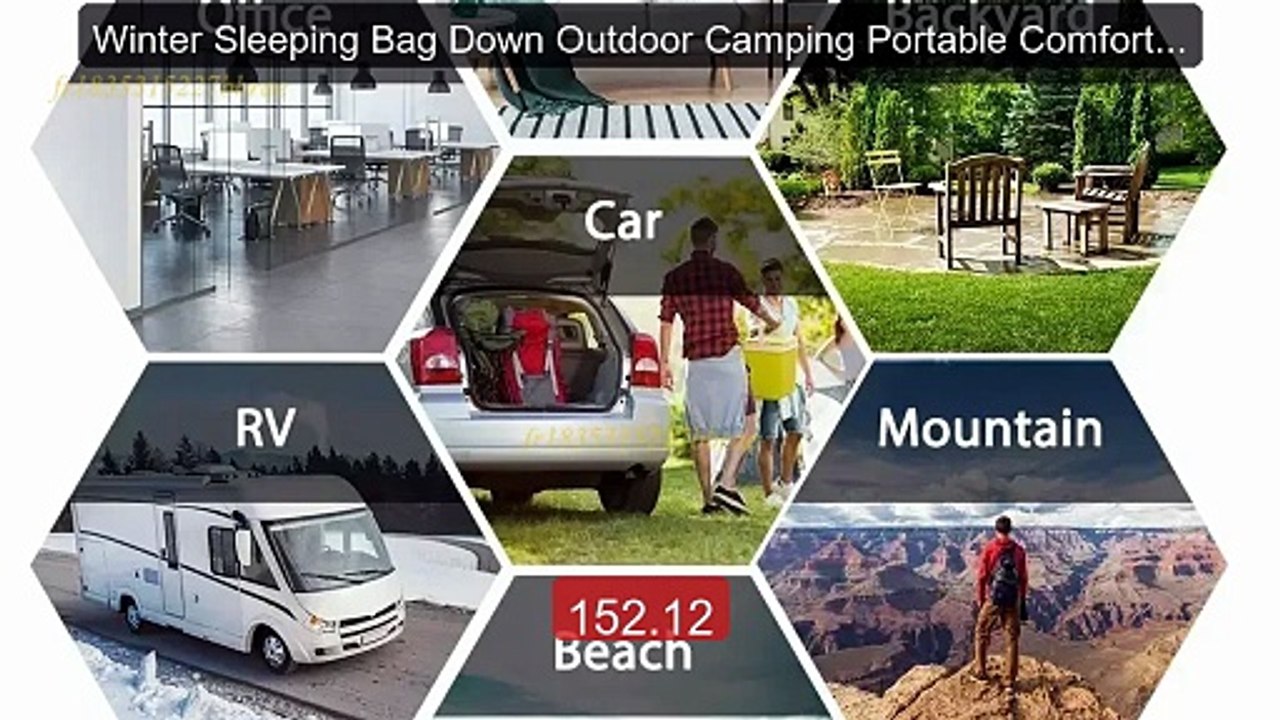 Winter Sleeping Bag Down Outdoor Camping Portable Comforter Co... -- Best Buy 2026 | Great Quality!