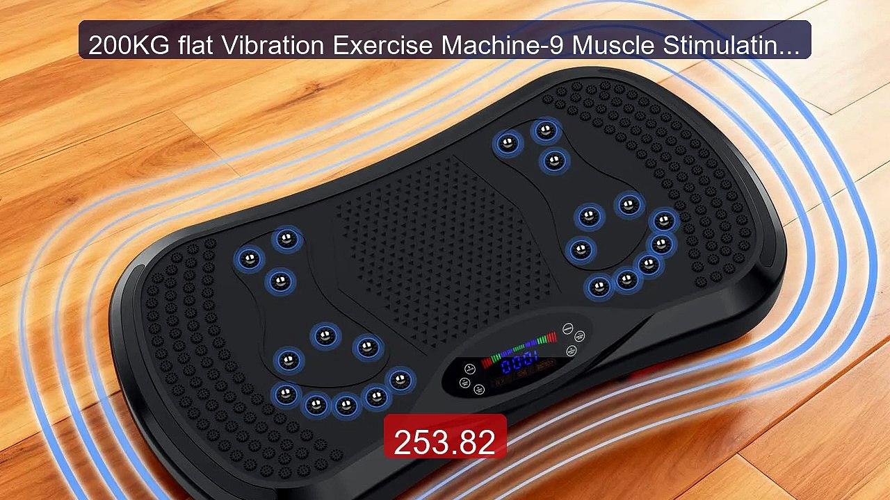 200KG flat Vibration Exercise Machine-9 Muscle Stimulating Program ... -- Top Rated 2026 | Buy Now!