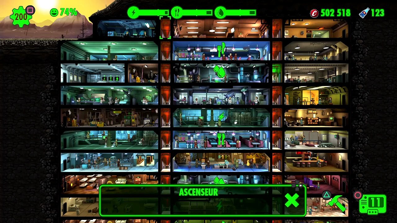 J'AMÉLIORE MON ABRI comme un PRO sur FALLOUT SHELTER ! 😉 #16