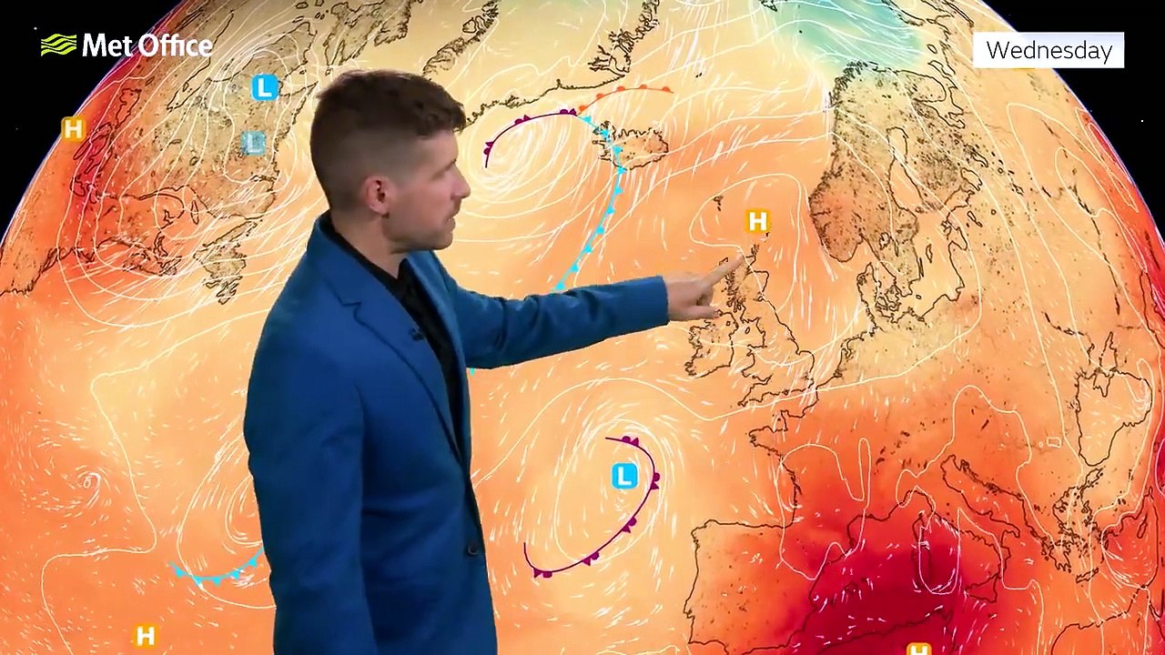 Met Office Tuesday Evening Weather Forecast 14/07/2026