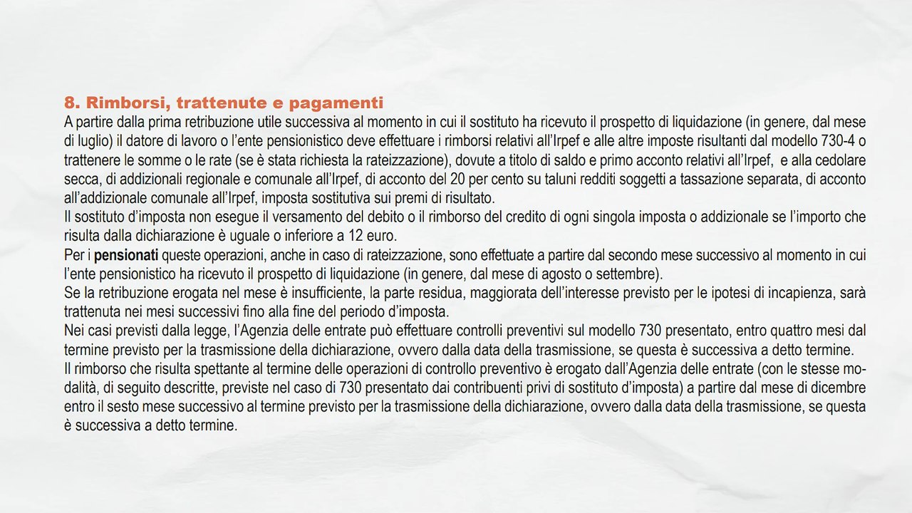 RIMBORSI 730/2026 INPS PENSIONATI E DISOCCUPATI: Quando arrivano e come controllarl