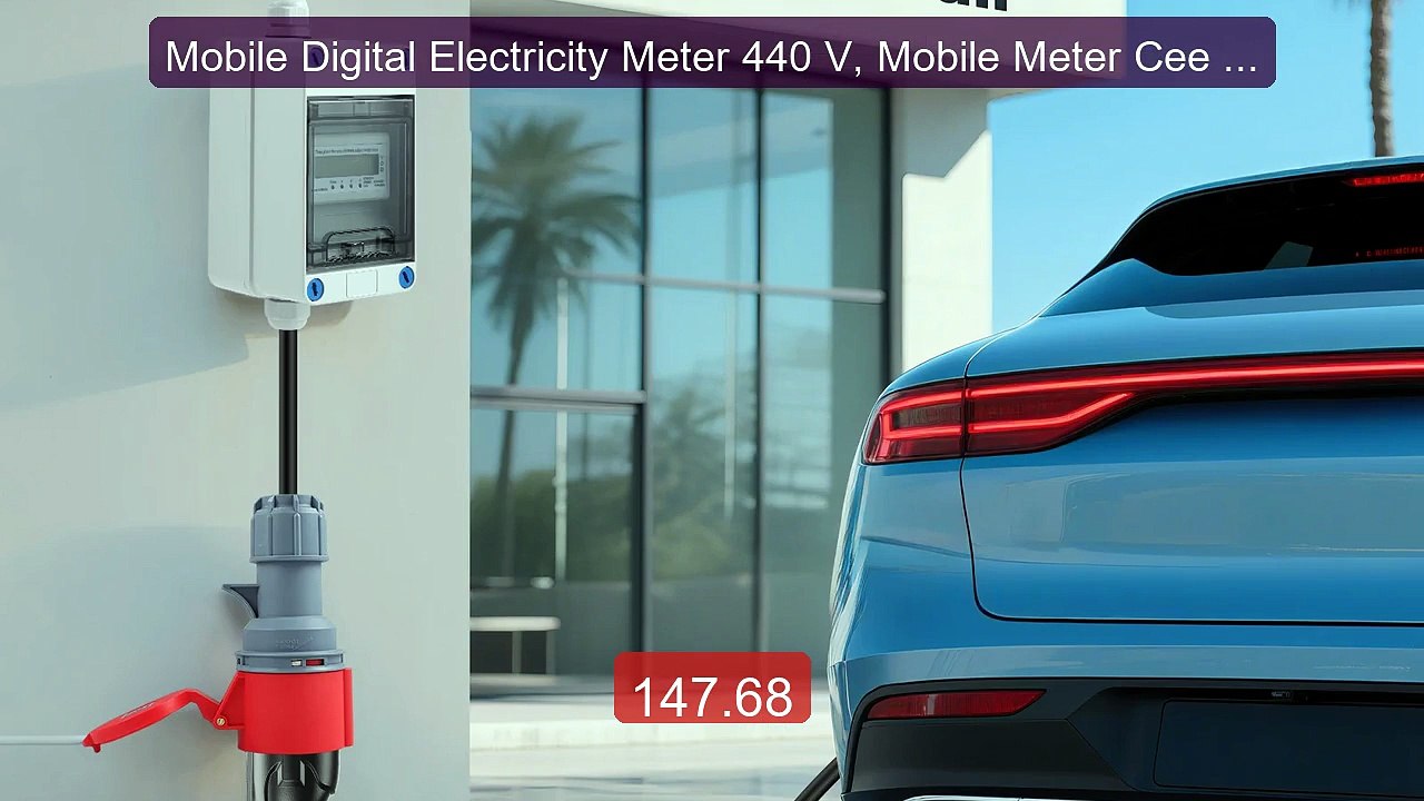 Mobile Digital Electricity Meter 440 V, Mobile...